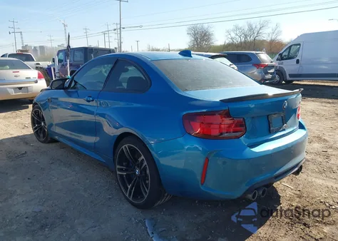 2018 BMW M2 z USA, uszkodzony, nr VIN WBS1J5C52J7B70077